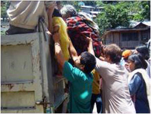Evacuation during the 2008 armed conflict in Lanao del Norte