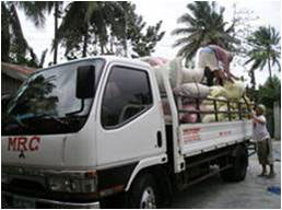 Delivering milled rice to market